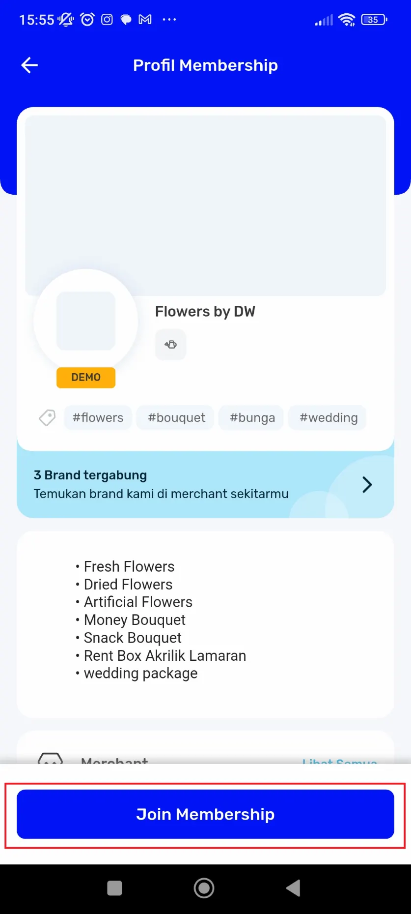 menerima undangan loyalty program